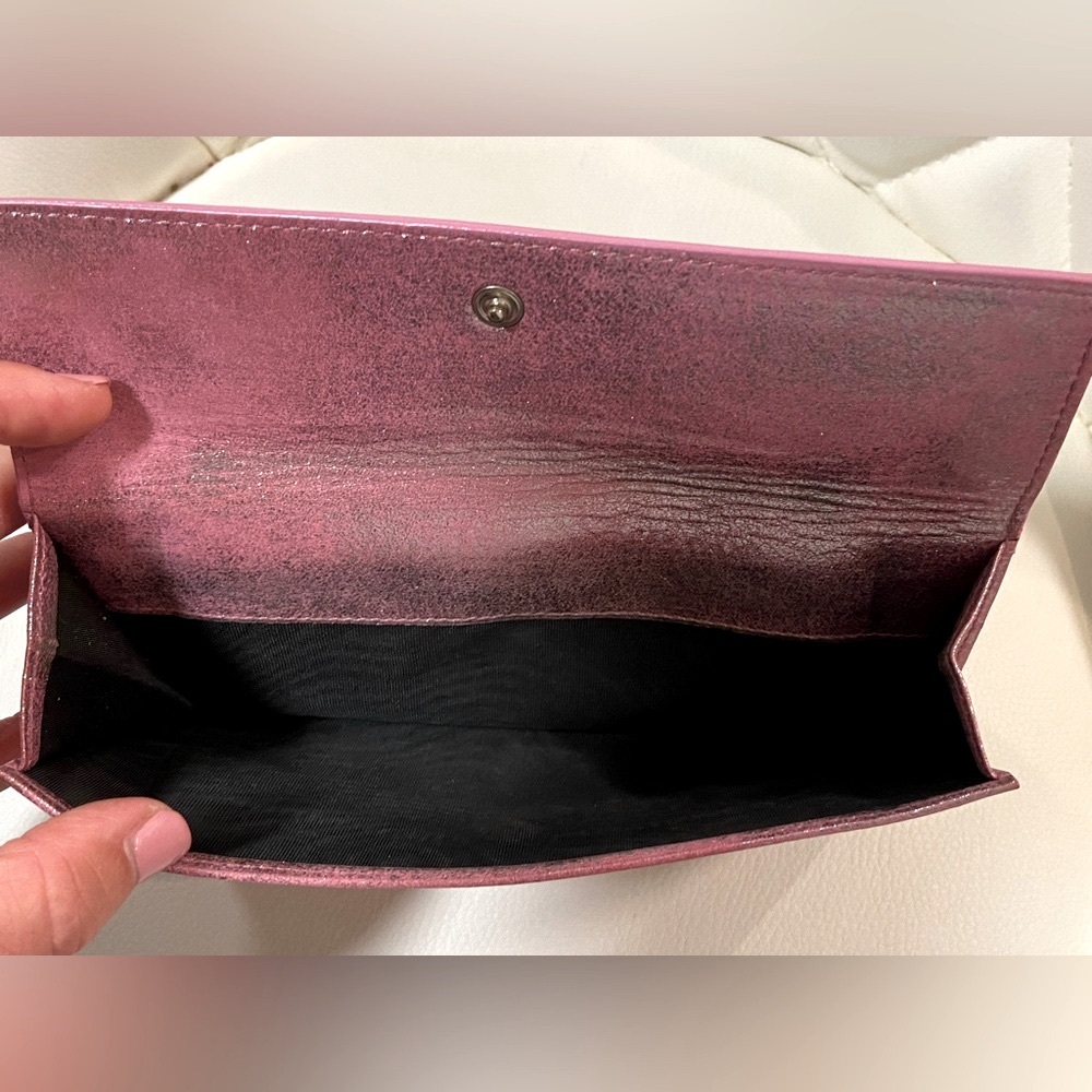 BALENCIAGA Le City Pink Leather Long Bifold Wallet, EUC - Picture 12 of 15